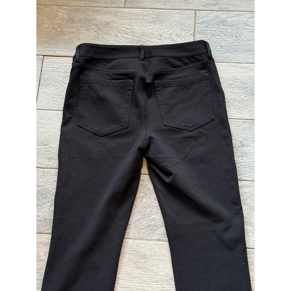 Eddie Bauer Slim Straight Pants Womens 6 Black 5-Pocket Stretch Hiking Travex - Picture 7 of 12
